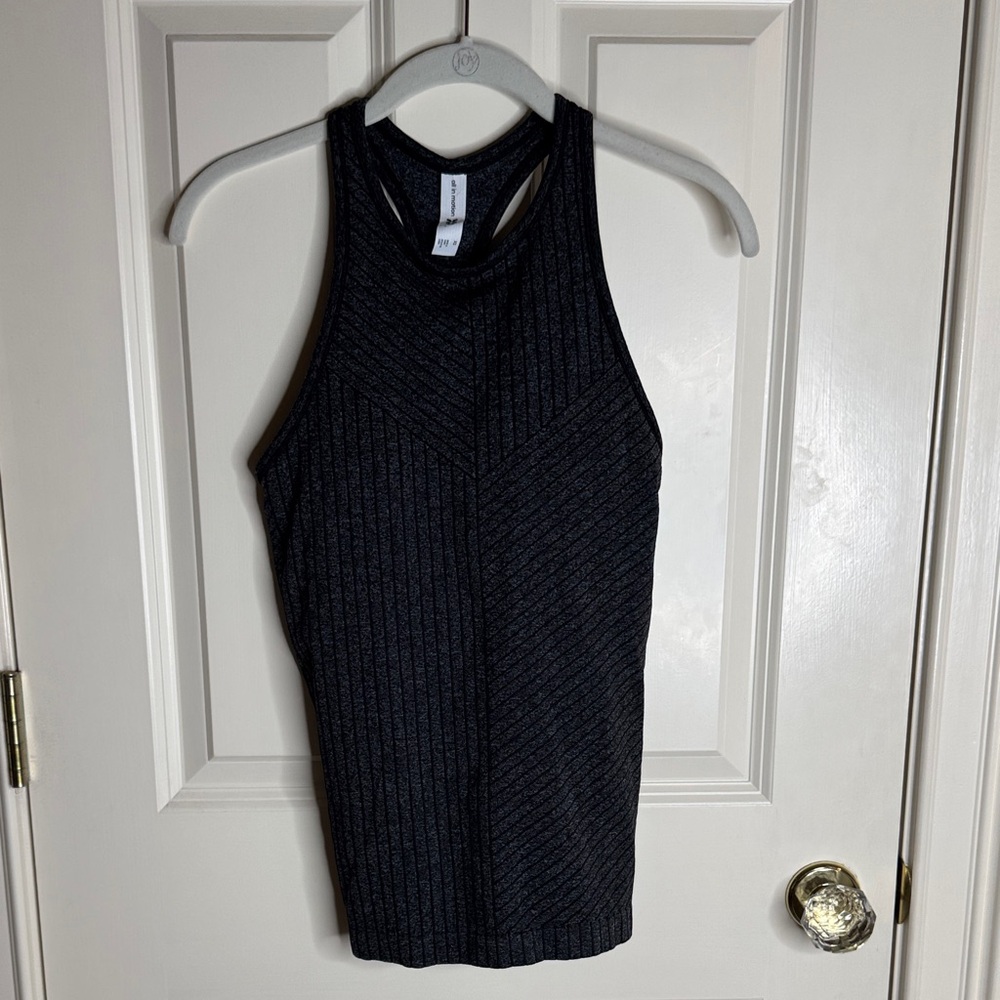 All in Motion Black Ribbed Tank Top